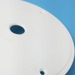 Tolerance 0.5mm Custom Ceramic Parts Step Perforated Alumina Ceramic Sheet