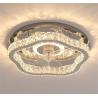 Buy cheap Light Luxury Crystal Ceiling Fan Light Nordic Silent Concealed Ceiling Fan With Light from wholesalers
