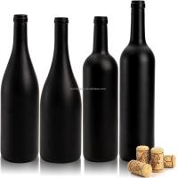 Buy cheap Industrial Beverage 250ml Logo Printing Clear Flat Glass Wine Bottle with Custom product