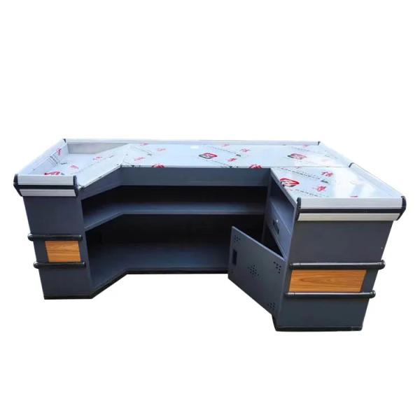 Buy cheap Customized Color Grocery Store Checkout Counter Supermarket Cashier Counter from wholesalers
