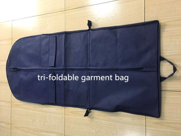 Buy cheap Polyester Non Woven Suit Garment Bag , Tri Fold Garment Bag For Travel from wholesalers