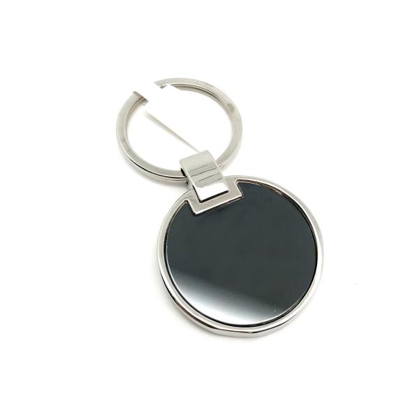 Buy cheap Siliver black Design Metal Keychain Holder TT Payment Term Individual Polybag Package from wholesalers