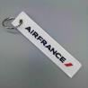 Buy cheap AIRFRANCE Cotton Custom Embroidered Keychain Reversible Mirror Finish Custom Aviation Keychain from wholesalers