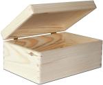 White Decoration Large Wooden Box 20cm X 30cm Storage Keepsake Wood Box Plain
