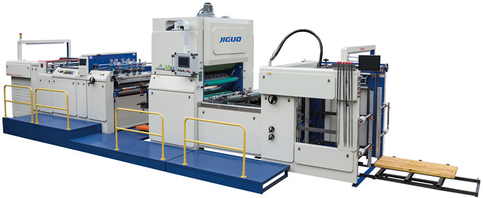 1080x1000mm Sheet Automatic Feed Film Laminator Machine Vertical High Precision