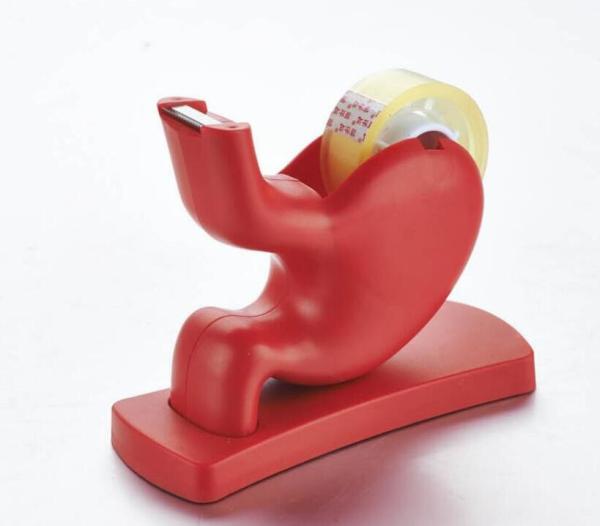 Buy cheap Stomach Shape Plastic Mini Tape Dispenser Lightweight 120 * 48 * 95mm from wholesalers