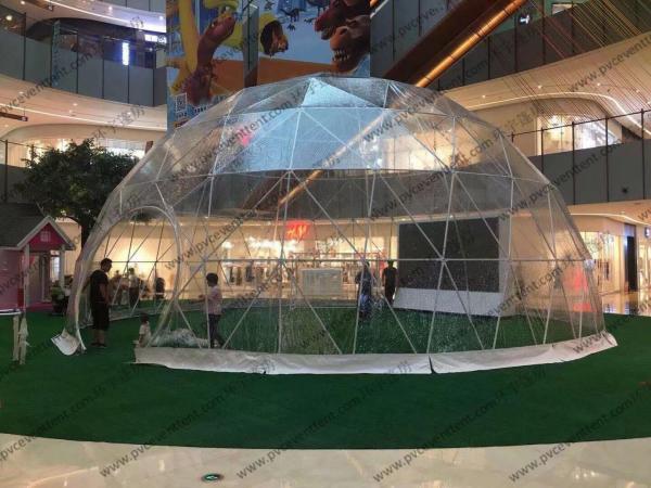 Buy cheap Luxury Waterproof Transparent Geodesic Dome Tents For Outdoor event / Show / Ceremony / Exhibitions from wholesalers
