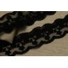 Buy cheap Unfading Guipure Lace Trims Black Pattern Heat Dissolving Interlining from wholesalers