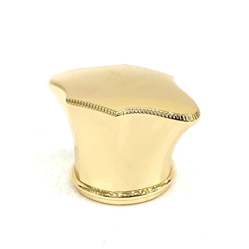 Classic Zinc Alloy Gold Plating Metal Zamak Perfume Bottle Cap
