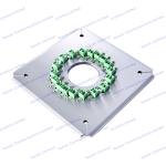 SCAPC 18 Fiber Optic Polishing Plate Fiber Optic Fixtures For SFP550