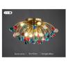 Buy cheap Modern colorful crystal ceiling chandeliers for bedroom living room round Gold ceiling lights(WH-CY-162) from wholesalers