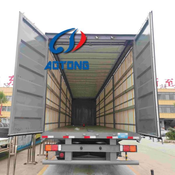 Buy cheap Steel Semi-Trailer 40ft 45ft Curtain Side Truck Trailers for Russia Market Van Type from wholesalers