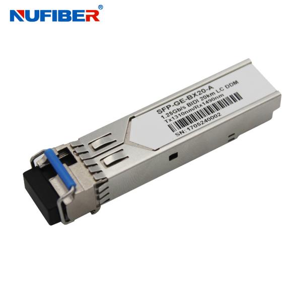 Buy cheap Singlemode SFP Fiber Module 1310nm 1490nm 20km For High Speed Signal from wholesalers