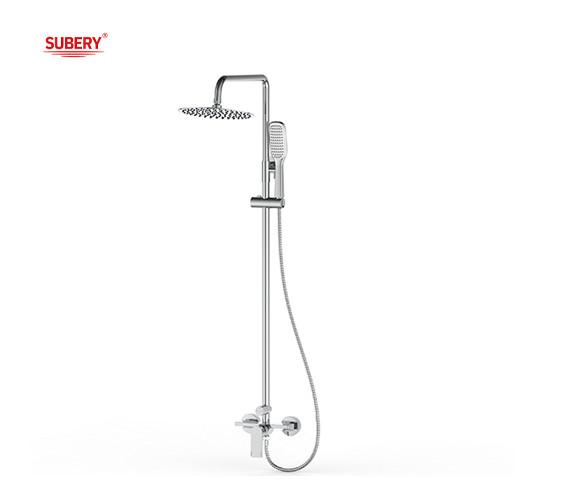 Buy cheap Chrome Color Brass Thermostatic Tub Shower Faucet OEM Round Classical from wholesalers