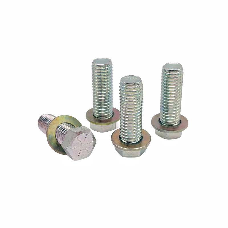 Wholesale Environmental Protection Black Zinc External Hexagon Bolt Color Zinc Full Thread Hexagon Head Screw