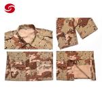 Middle East Polyester Cotton 6 Color Desert Camouflage Military Combat Bdu