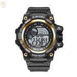 Men's Fashion Digital Sport Watch With Silicone Strap 20mm Width Backlight Alarm