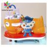 Buy cheap 380V Electric Coin Operated Kiddie Ride Swing Car Fiberglass Goldfish Shape from wholesalers