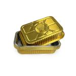 Aluminum Sealable Smooth Wall Heat Sealing Food Packaging Foil Container Lunch