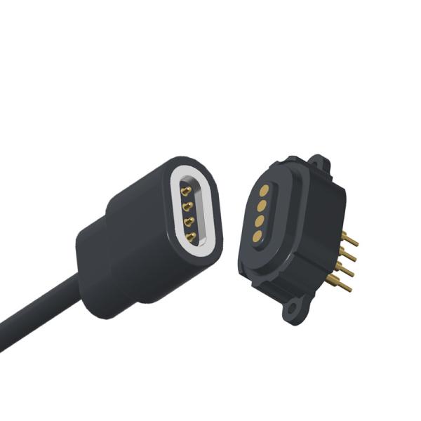 Buy cheap Male Female USB Pogo Pin Cable 12V 2A 4 Pin Pogo Charger from wholesalers