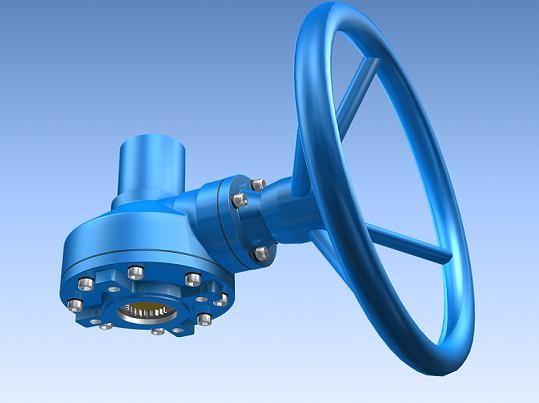Buy cheap WCB Casing Welded Handwheel Gearbox IP67 from wholesalers