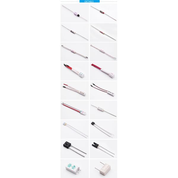 1A 2A 3A 5A 10A 15A 16A 250V Thermal Cutoff Fuse For Fan Motor