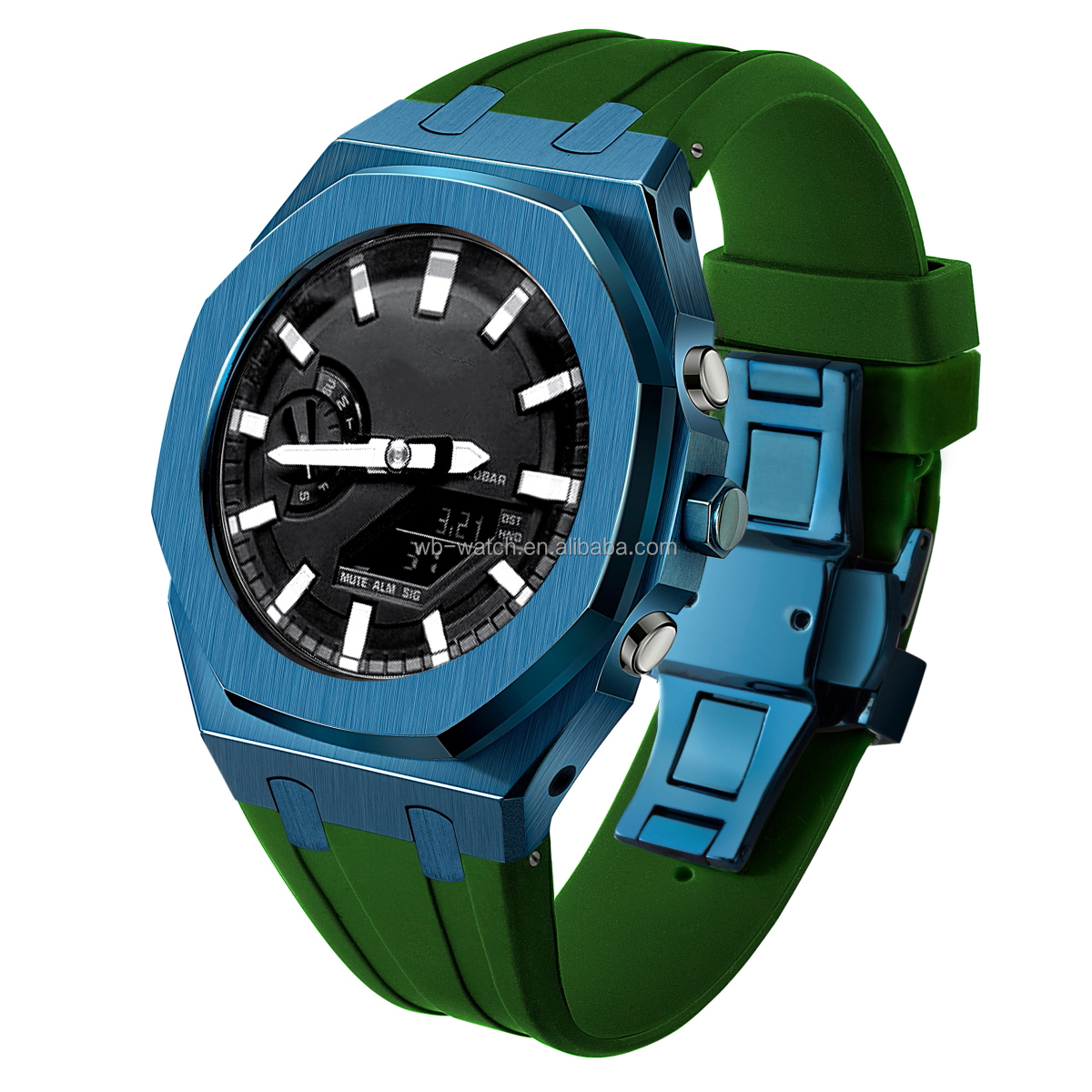 Generation 5 Mod Kit Stainless Steel Watch Band And Bezel For Casio Ga2100 G Shock Case