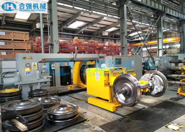 Buy cheap 300 Ton Double Cylinder Wheelset Press With 180 Degree Rotary Trolley from wholesalers