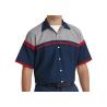 Buy cheap Summer Blend Cotton Uniform Work Shirts Customization Embroidery from wholesalers