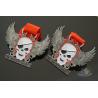 Buy cheap Eco - Friendly Skull Metal Award Medals Soft Enamel Filling Size 70*4MM from wholesalers