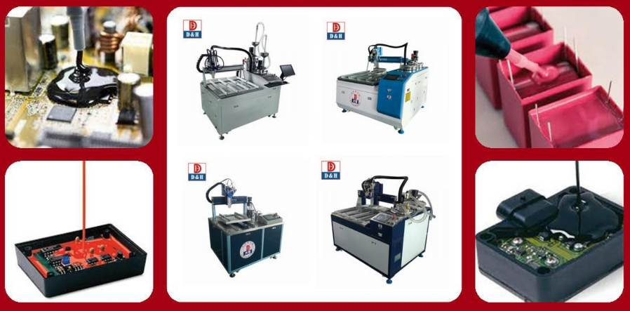 ±2% Metering Precision Vacuum Epoxy Resin Dosing Machine for AB Component Potting