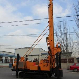 Wholesale 700m Hydraulic Crawler Drilling Rig , Water Well Drilling Machine With Track Chassis from china suppliers
