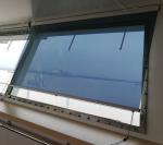 IMPA150721 Grey Marine Sunshade Roller Blinds - Spring Automatic Positioning