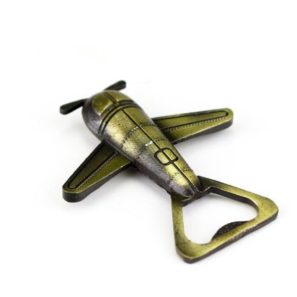 Buy cheap Funny design 3D air plane beer bottle opener, antique bronze plated, innovative wedding favor. from wholesalers