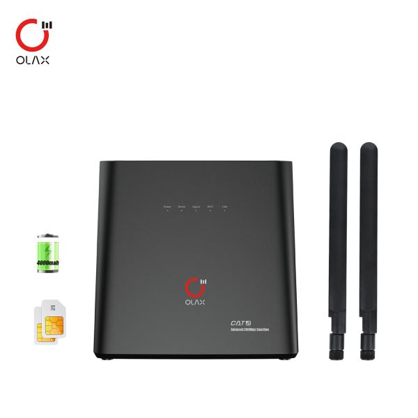 Buy cheap OLAX AX9 Pro 300mbps 4g B1/3/5/7/28/38/40 4g router 4000mah battery portable indoor cpe wi-fi router with SMA antenna from wholesalers