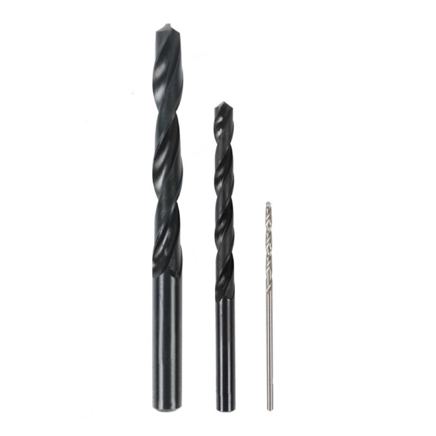 Black Oxide Steel Drill Bit Metalworking Tools Carbide Straight Shank Drill Bit