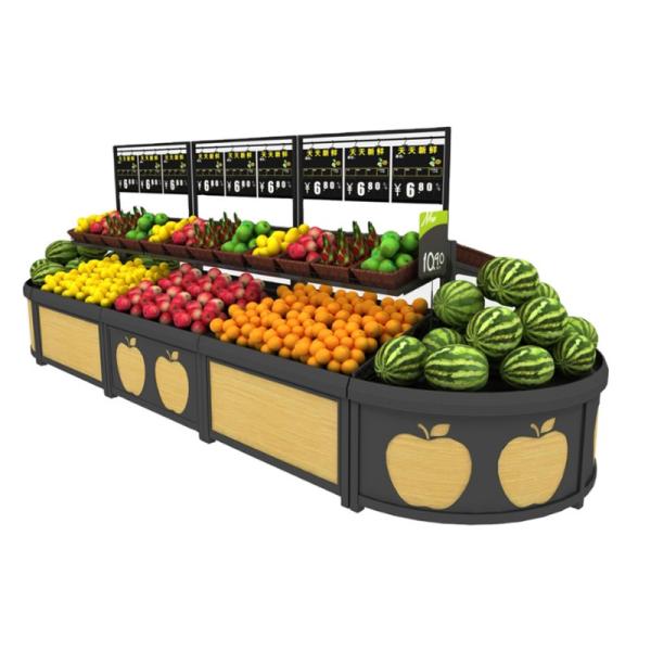 Buy cheap ODM Fruit And Veg Display Stands , Display Vegetable Rack For Shop 1200×800mm Size from wholesalers