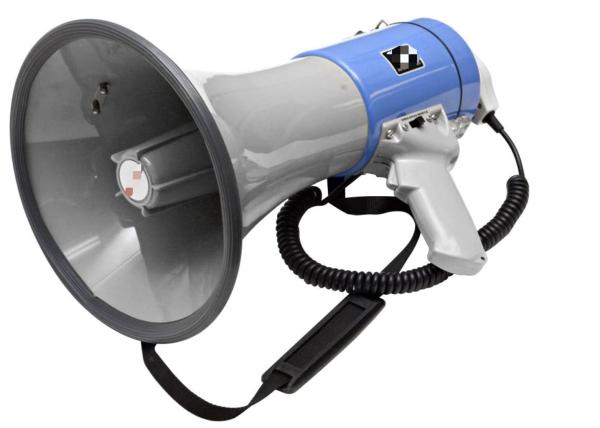 Buy cheap 50W Army Microphone Bullhorn Handheld Megaphone Bullhorn With Music Microphone from wholesalers