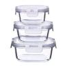 Buy cheap Storage Canister Bamboo Lid Lunch Box Borosilicate Storage Canister Glass Food Storage Containers from wholesalers