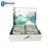 Buy cheap Navy Blue Tea Leaf Packaging Gift Box With Rose Gold Foil Stamping from wholesalers