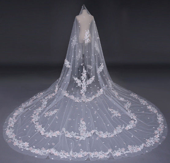2018 New Korean Bride Long, 3M White Veil, Wedding Accessories, Bridal Accessories Wedding veil wholesale custom