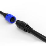 IP67 M19 Connector 4 Pin Waterproof Female Connector For industrial Solder Cable