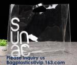 Fashion Clear Reusable Grocery Bag PVC Handbag Women Shopping Bag Transparent