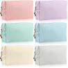 Buy cheap Makeup Bag Leather Zipper Cosmetic Bag Water Resistant Versatile Makeup Pouch Travel Cosmetic Organizer Portable from wholesalers