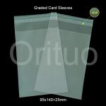 Slab Sport Card Sleeves / Psa Grading Sleeves Resealable Front Clear