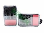Led Rear Bumper Light Fog Parking Light Reverse Brake Light Rear Bumper Lamp For