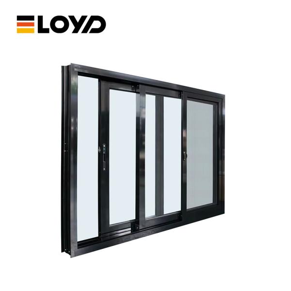 Buy cheap Exterior Window Glass Slider Hurricane Impact Thermally Broken Aluminum Windows from wholesalers