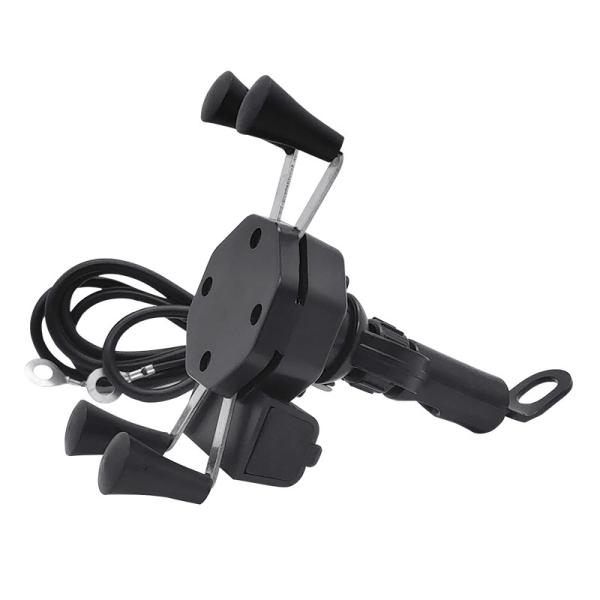Buy cheap ABS Motorcycle Mirror Mount Phone Holder , 9V-24V Mobile Mount For Motorcycle from wholesalers