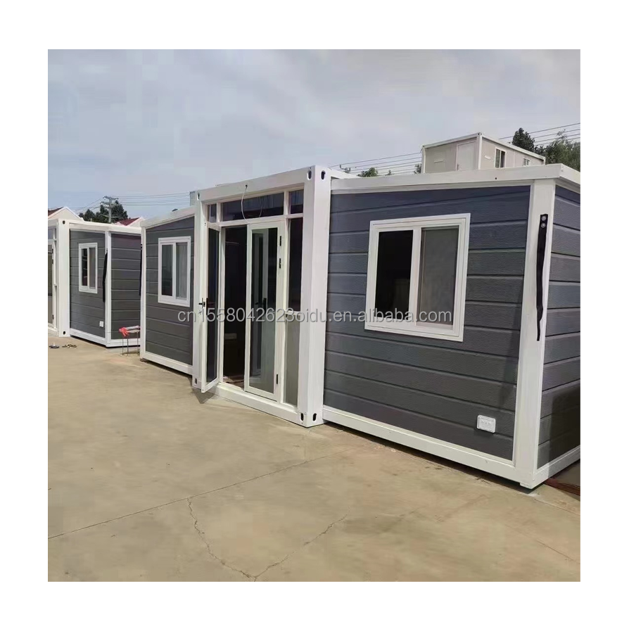 Modern Design 40ft Folding Expandable Flat Prefabricated Container House with Good Prices and Aluminum Alloy Windows