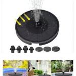 3W Lighted Wall Solar Floating Bird Bath Energy Power Water Garden Pond Fountain
